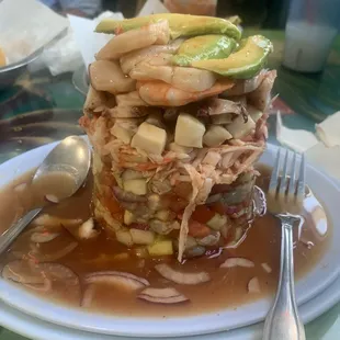 a plate of food