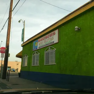 In a ghetto part of LBC but which yummy hole in the wall places aren&apos;t on the ghetto. Looks very clean and nice outside
