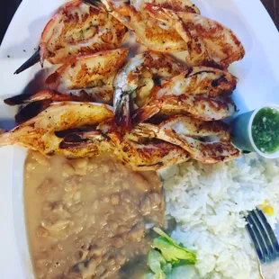 Camarones a La Plancha