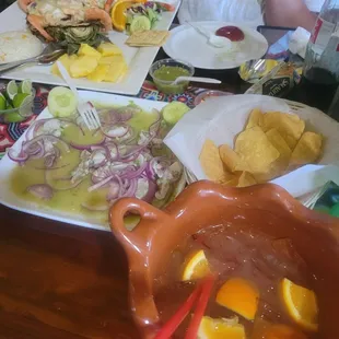 oysters and mussels, food