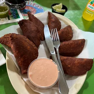 Deep Friend Shrimp Empanadas