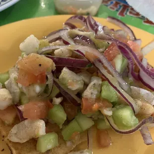 Tostadas De Ceviche