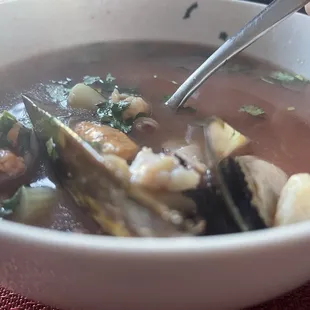 Caldo Siete Mares, seven seas soup, 7 Mares