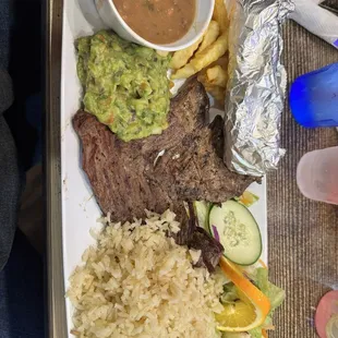 Carne asada plate