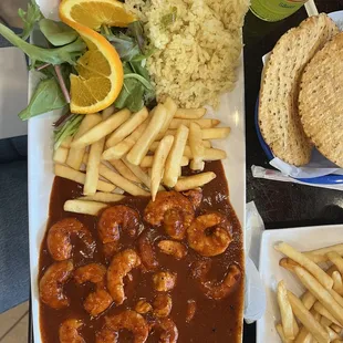 Camarones a la Diabla (spicy shrimp)