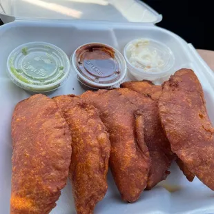 Empanadas de camarón