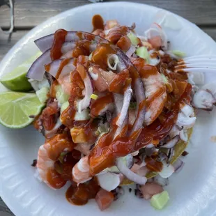 Tostada Mixta!!