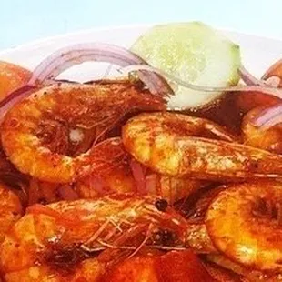 Camarones al veneno