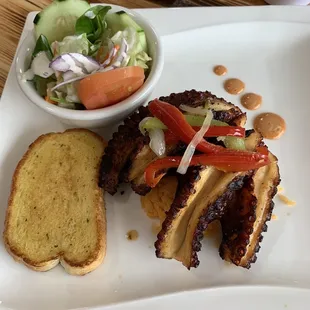 a plate of food on a table