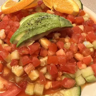 Shrimp ceviche (small portion)