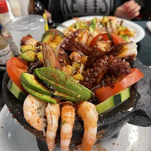 Shrimp/Octopus/Fish  Really good food, really cool atmosphere