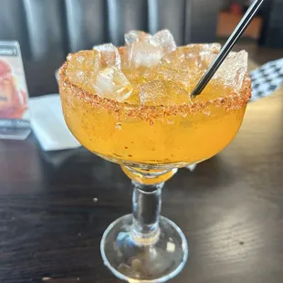 Mango Margarita on the rocks