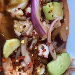 Tostada Loca En Salsa Negra