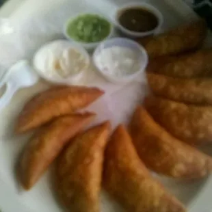 Delicious shrimp empanadas