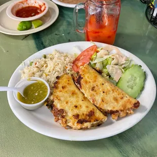 Shrimp Al Gobernador Taco - favorite lunch item here. Filling!!