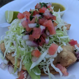 Tacos dorado de camaron