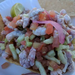 Ceviche de camarones