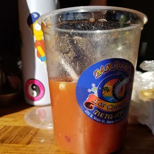 No more seafood left, all soup. Disappointed.