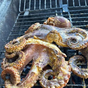 Pulpo zarandeado