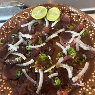 Tuna tiraditos