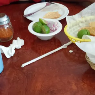 They quickly took my menudo plate and the object I bit without a word or apology just a fake excuse about a wire that got in there somehow