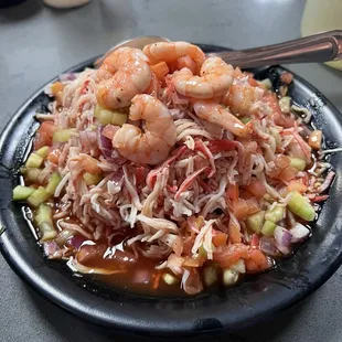 Tostada mixta