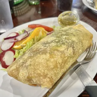 Chile relleno burrito