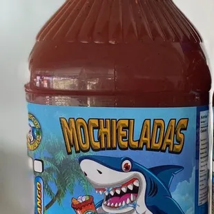 a bottle of mochilladas