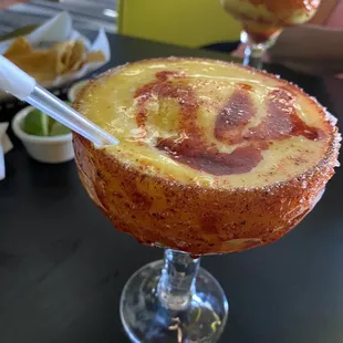 a dessert in a glass