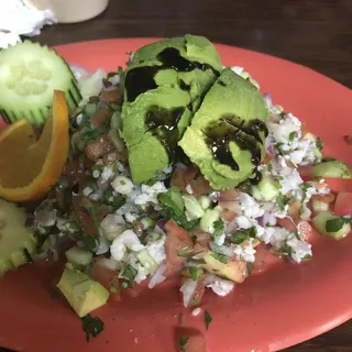 Shrimp Tostada