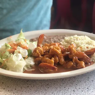 Camarones a la Diablo are delicious!