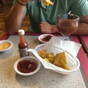 Chips are free with service!