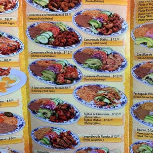 Shrimp choices