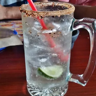 Agua mineral ala Michelada style
