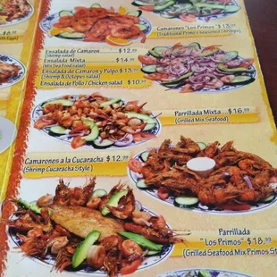 Cheap prices for seafood