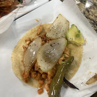 Chicken taco