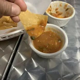 Fresh salsa.