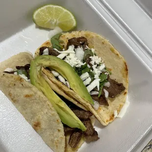 Tacos al Carbon (comes with 3 but I was hungry)