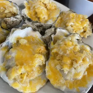 Grilled oysters- NOT A FAN.