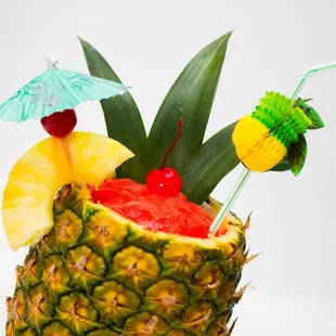 a pineapple cocktail