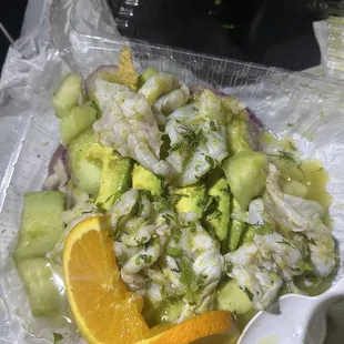 aguachiles de camarones