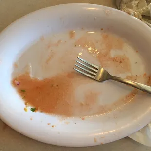 An empty plate is the best marketing