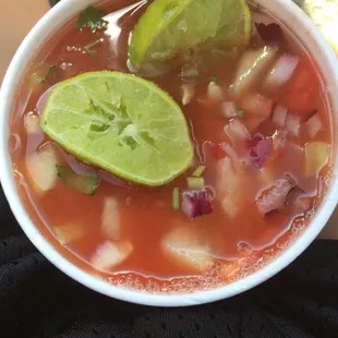 Ceviche was amazing !!
