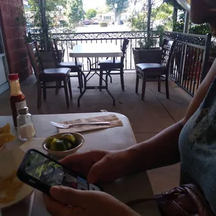 Out door dining