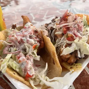 Taco de Pescado, Taco Mar y Tierra