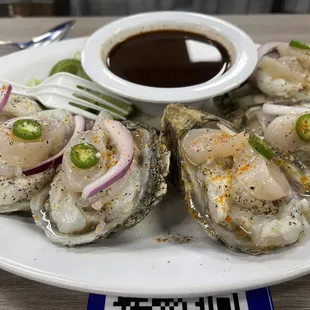 Oysters! So fresh and juicy