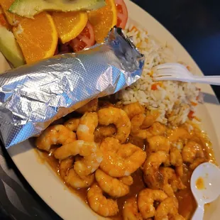 Camarones kora - spicy garlic butter shrimp