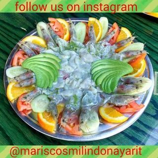 Camarones Ahogados con Callo de Hacha