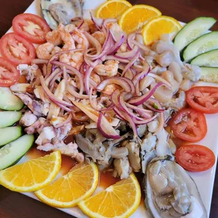 botana de mariscos