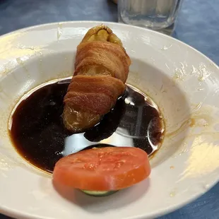 Shrimp Wrapped in Bacon (ate it all)